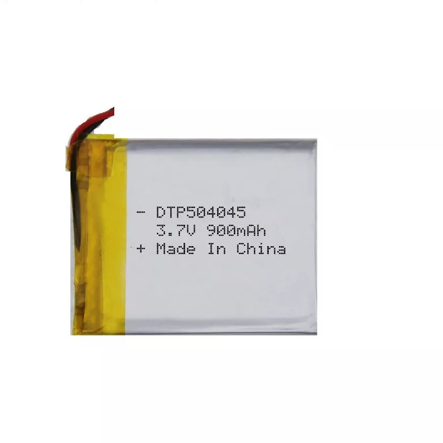 DTP 504045 3.7v 900mah lithium rechargeable li polymer battery with protected circuit board