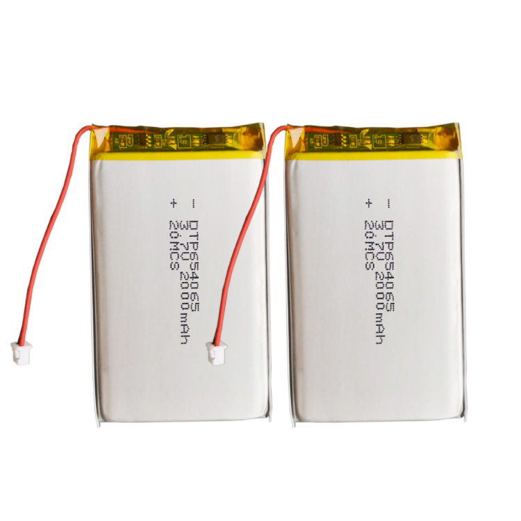 Factory price rechargeable battery 3.7V DTP 654065 lipo battery 2000mAh polymer battery