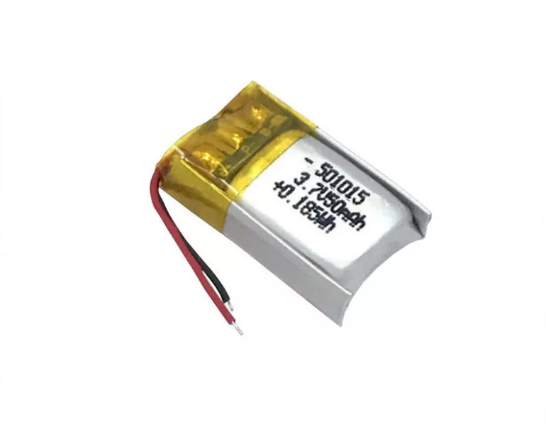 DTP small mini lithium polymer battery 501015 50mah 3.7v li-ion lipo battery for earphone smart watch