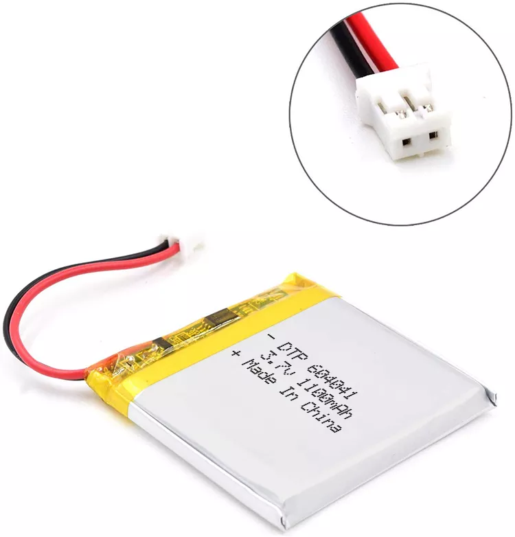 DTP battery rechargeable 604041 3.7v 1100mah polymer lithium ion battery with MSDS CE certificate