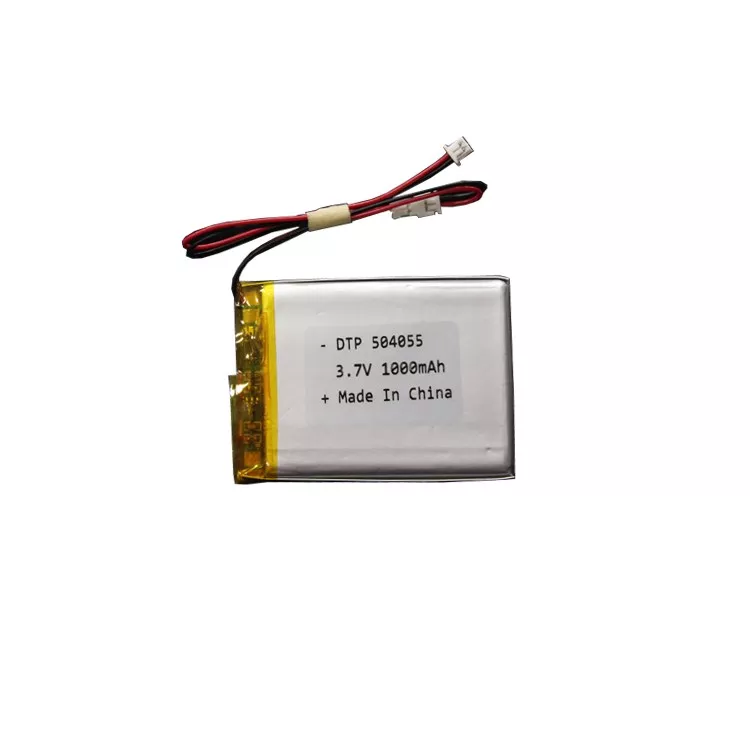 Rechargeable DTP 504055 1000mAh Lipo Battery 3.7v Flat Lithium Polymer ion Battery with PCB