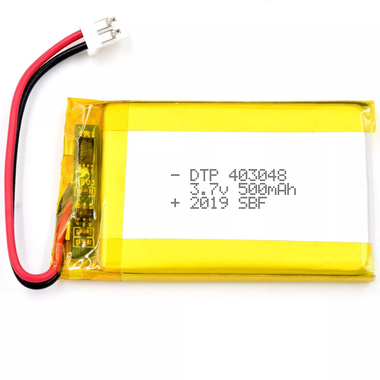 DTP Pouch cell rechargeable 403048 500mah 3.7v lithium ion polymer battery