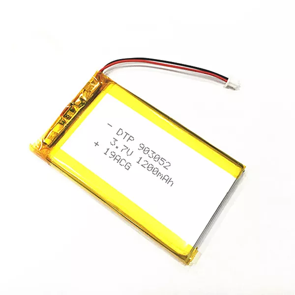 903052 3.7v 1200mAh Lithium Li-ion Polymer Rechargeable 3.7v Lipo Battery With Lead Wires