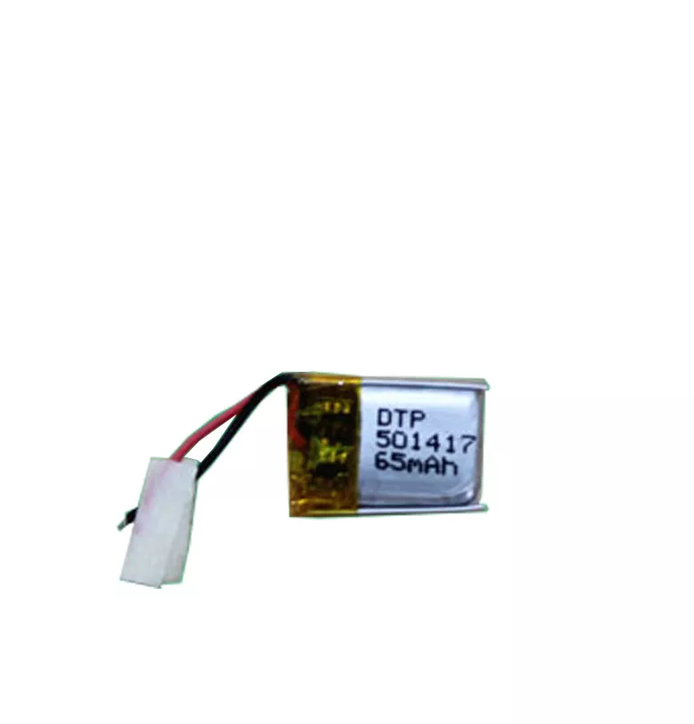 Small Mini 501417 65mAh Rechargeable 3.7v Lithium Ion Lipo Battery Polymer Battery With PCM