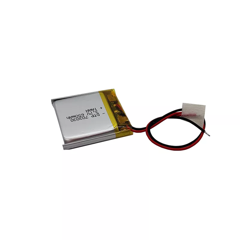 DTP 703030 lithium polymer battery 650mah 3.7v rechargeable li-ion lipo battery with CE certificate