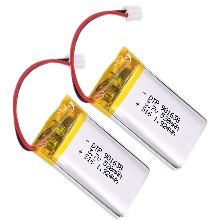 3.7v Lipo Battery Polymer Batteries 500mAh 901638 Rechargeable Li-polymer Pouch Cell Battery