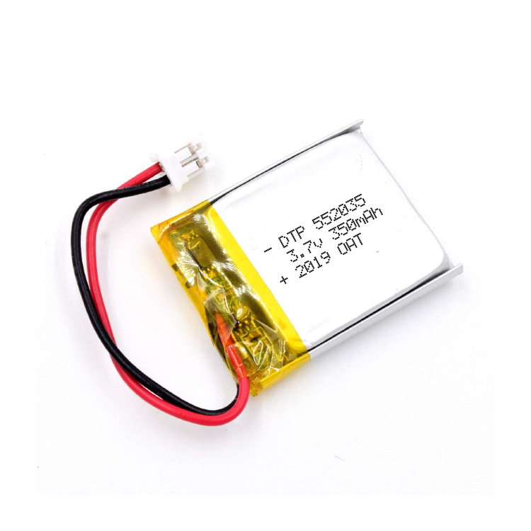 3.7v Lipo Battery 552035 3.7v Li-polymer Battery 350mah For Smart Watch For Fan For Headset