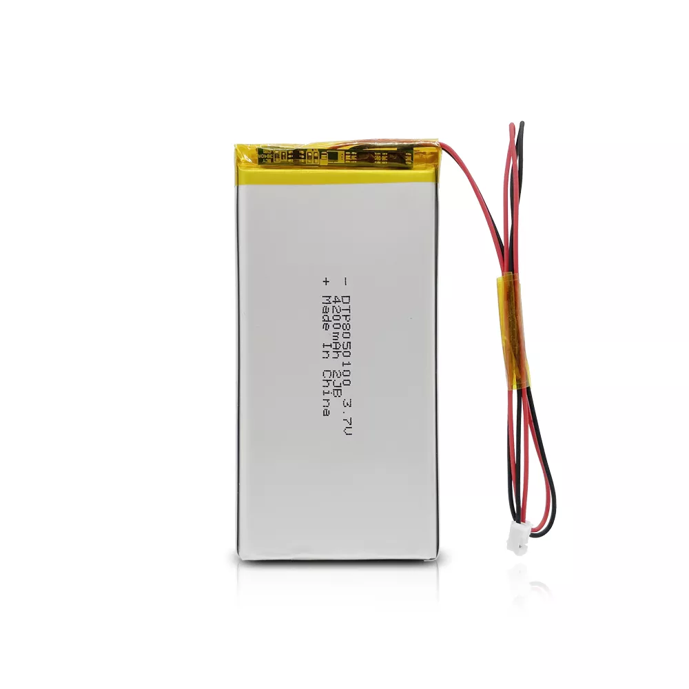 DTP 8050100 3.7V 4200mAh Rechargeable Li Po Li-Polymer Li-Po Lithium ion Polymer Lipo Battery