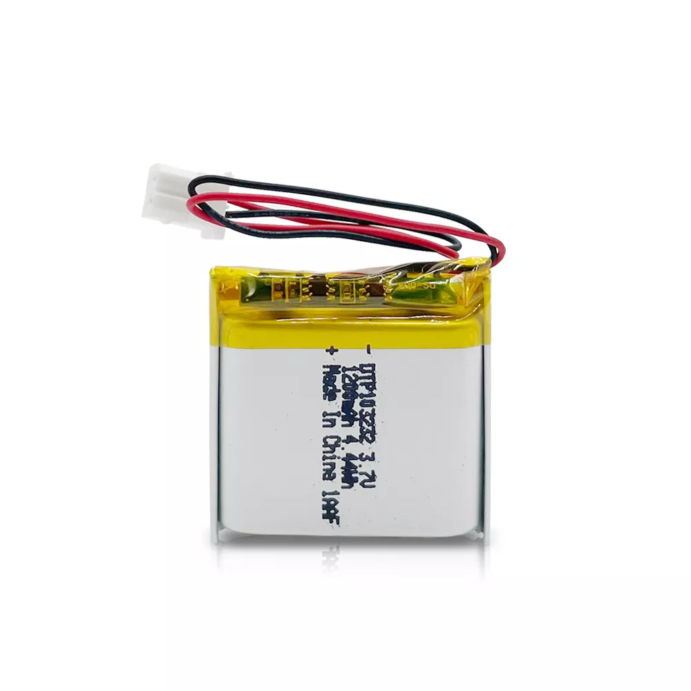 Good Quality Rechargeable Customized DTP 103232 Lithium polymer battery 3.7V 1200mAh lipo rectangular battery