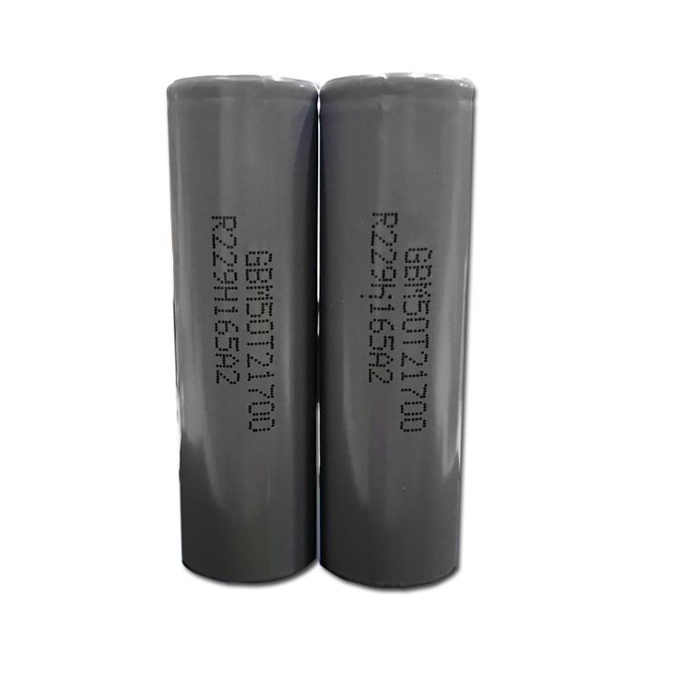 Large capacity of cylindrical li ion battery 5000mah 3.7v 21700 battery cell
