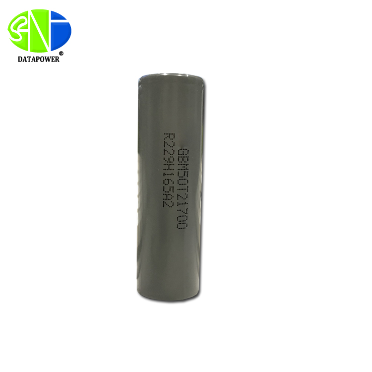 Large capacity of cylindrical li ion battery 5000mah 3.7v 21700 battery cell