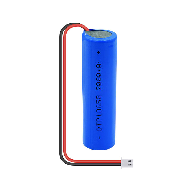 Single 18650 3.7V 3500mAh Cylindrical Lithium Batteries with PCM and Connector