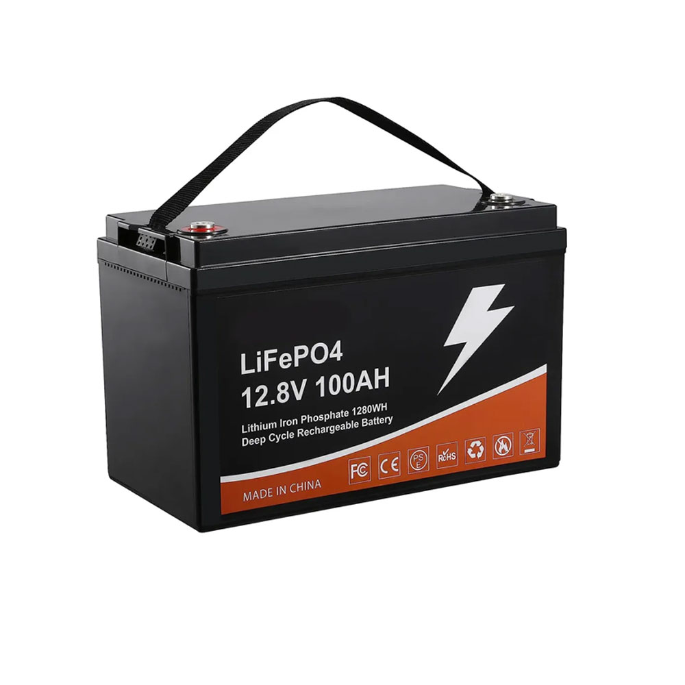 12V 100Ah Deep Cycle Rechargeable Battery 2000-5000 Life Cycles LiFePO4 Lithium Battery
