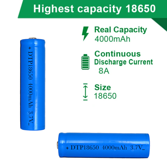 18650 2500mah 2600mah 3500mah 4000mah 3.7v lithium ion battery rechargeable used for LOT device